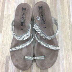 mephisto rhinestone sandals